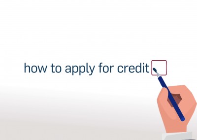 How to apply for Credit – ‘explainer video’ with a difference